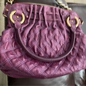 Marc Jacobs Quilted Purple Crossbody Bag